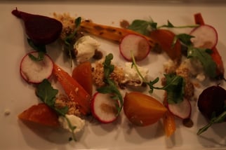 Food tomatoes and radish 