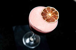 Rustic Drink with orange 