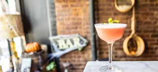 Martini with mint 